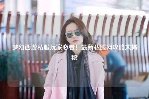夢(mèng)幻西游私服玩家必看！最新私服網(wǎng)攻略大揭秘