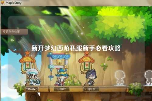 新開(kāi)夢(mèng)幻西游私服新手必看攻略
