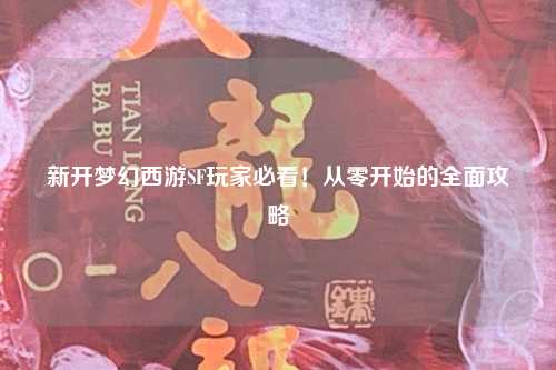 新開(kāi)夢(mèng)幻西游SF玩家必看！從零開(kāi)始的全面攻略