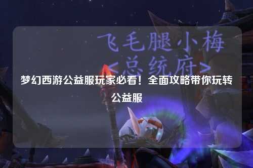 夢(mèng)幻西游公益服玩家必看！全面攻略帶你玩轉公益服