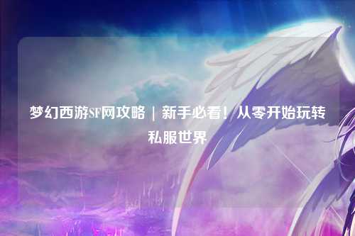 夢(mèng)幻西游SF網(wǎng)攻略 | 新手必看！從零開(kāi)始玩轉私服世界