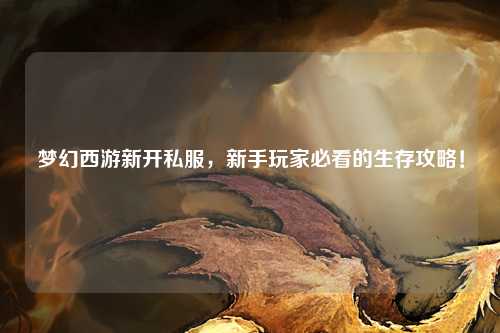 夢(mèng)幻西游新開(kāi)私服，新手玩家必看的生存攻略！